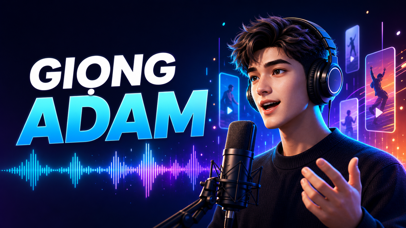 Hướng dẫn tạo giọng ADAM bắt trend nhanh chóng bằng AI