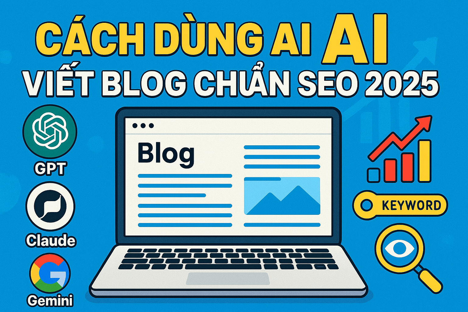Cách dùng AI để viết bài blog chuẩn SEO 2025